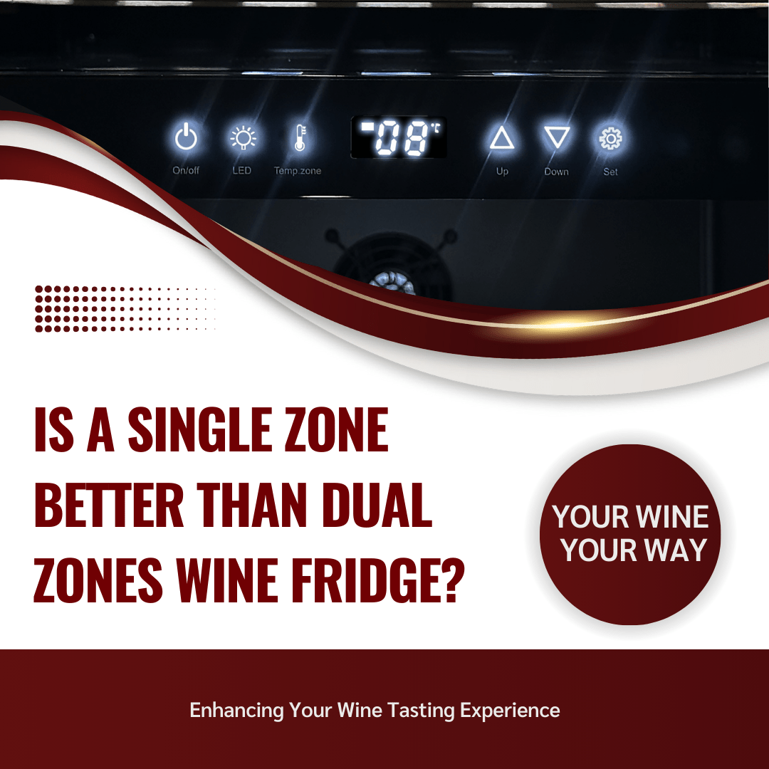 Is a single zone better than dual zones wine fridge? - Lecavist Wine Cabinets