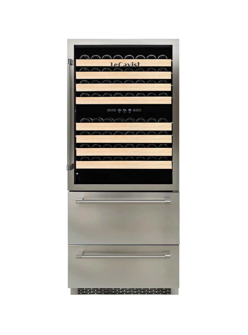 LECAVIST Beverage Center - 600L - Triple Zone - Stainless Steel (LCS600VX2DP)