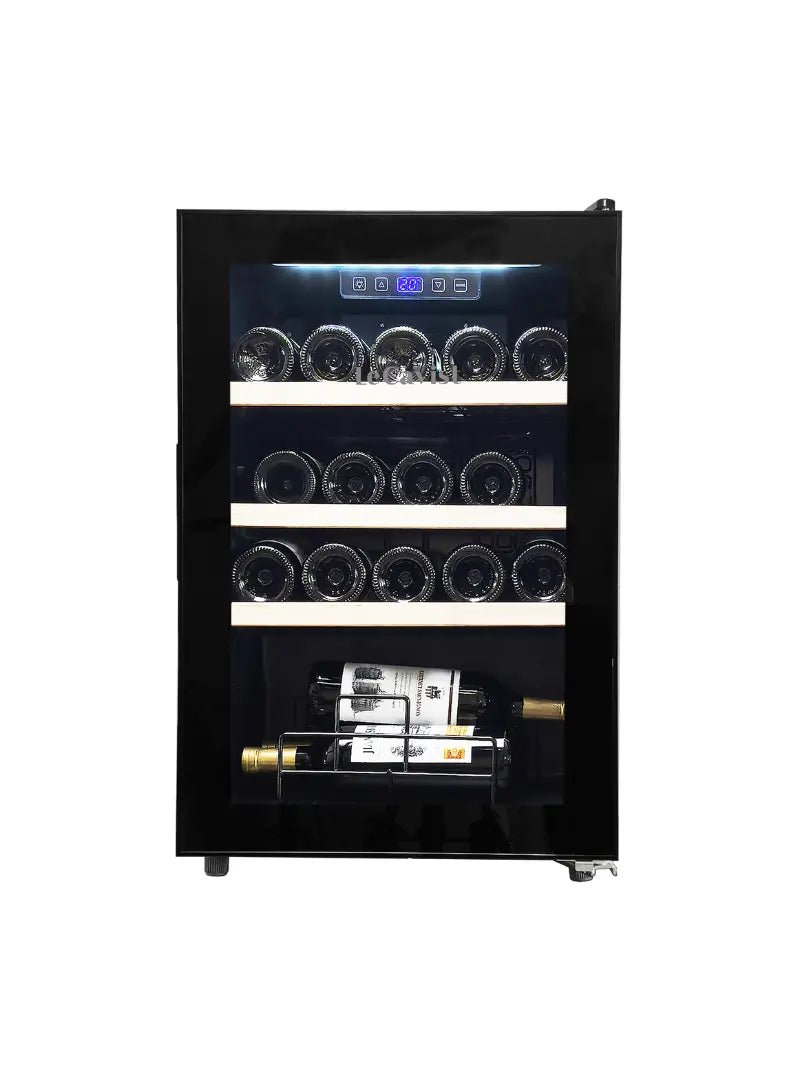 LECAVIST 21 Bottle Wine Cabinet Single Zone Black LEK21PV - Freestanding - Lecavist AU