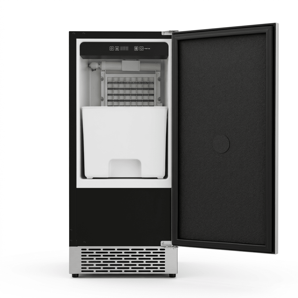 LECAVIST Outdoor Ice Maker - Stainless Steel (LCIMOD80X) - Outdoor - LeCavist Wine Cabinets