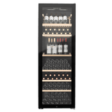 LECAVIST Wine Cabinet - 294 Bottle - Single Zone - Freestanding - Black (LJ294VN)