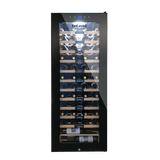 LECAVIST Wine Cabinet - 76 Bottle - Single Zone - Freestanding - Black (LCS100VNFS)