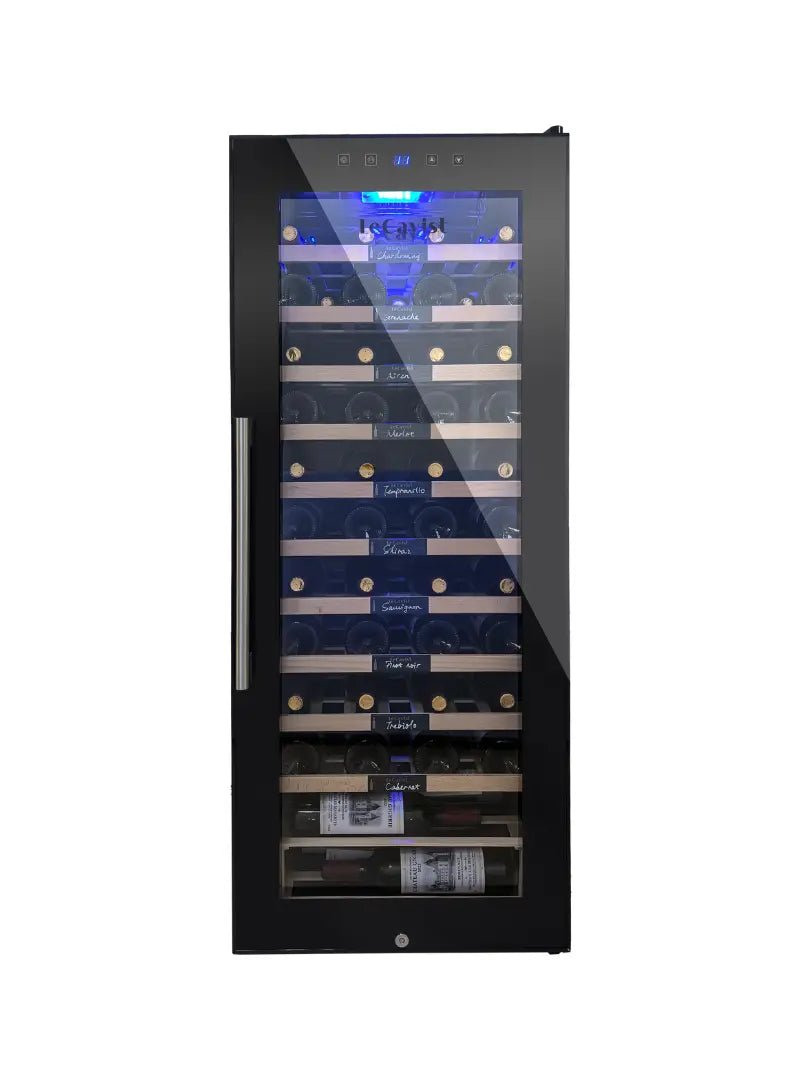 LECAVIST Wine Cabinet - 76 Bottle - Single Zone - Freestanding (LCS100VNFS) - Freestanding - Lecavist AU