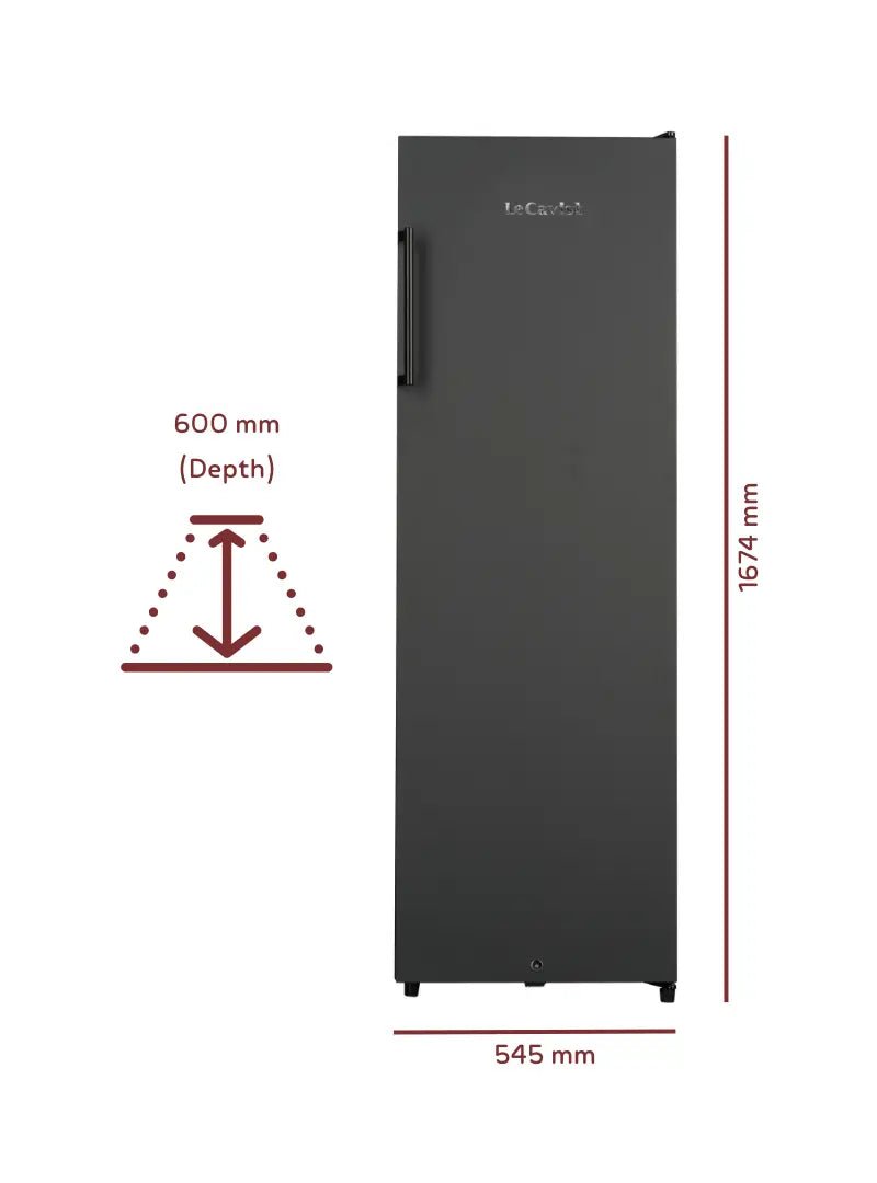 LECAVIST Wine Cabinet - 109 Bottle - Single Zone - Freestanding (LKV168PNDXFS) - Freestanding - Lecavist AU