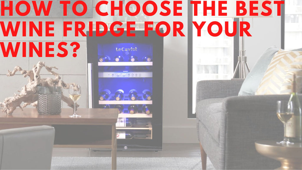 How to choose the best wine fridge for your wines?