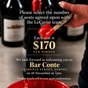 1 x seat to the LeCavist Wine Circle Nebbiolo dinner Sydney 18/11