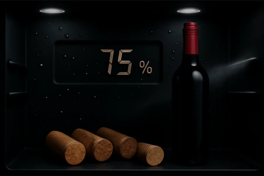 Ideal 60-80% Humidity For Wine Quality