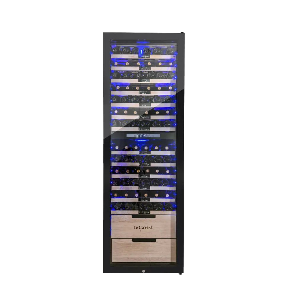 LECAVIST 173 Bottle Wine Cabinet Dual Zone Full Shelves LCS230VN2Z1DFS - Freestanding - Lecavist AU