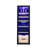 LECAVIST Wine Cabinet - 226 Bottle - Dual Zone - Freestanding - Black (LCS230VN2Z1D)