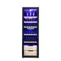 LECAVIST Wine Cabinet - 226 Bottle - Dual Zone - Freestanding - Black (LCS230VN2Z1D)