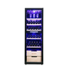 LECAVIST Wine Cabinet - 226 Bottle - Dual Zone - Freestanding - Black (LCS230VN2Z1D)