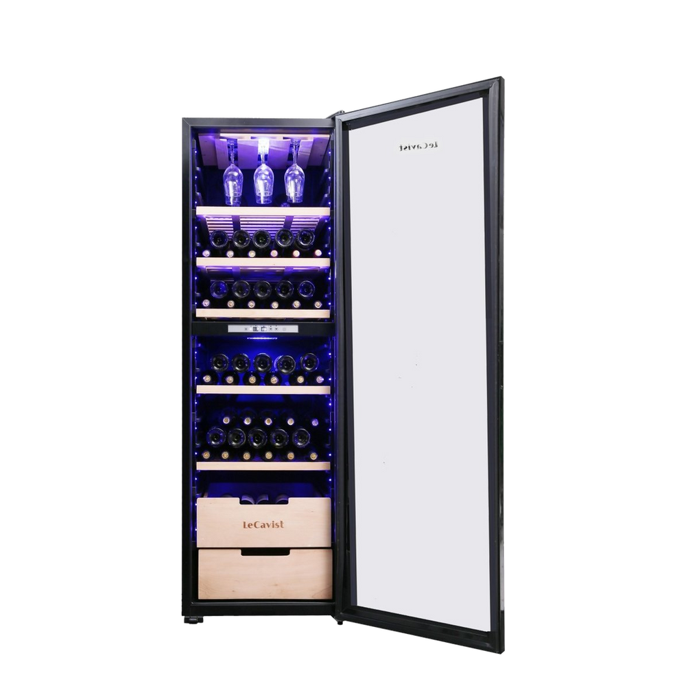 LECAVIST 226 Bottle Wine Cabinet Dual Zone LCS230VN2Z1D - Freestanding - Lecavist AU