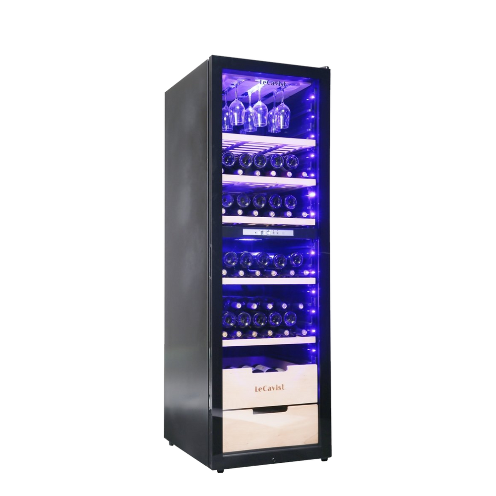 LECAVIST 226 Bottle Wine Cabinet Dual Zone LCS230VN2Z1D - Freestanding - Lecavist AU