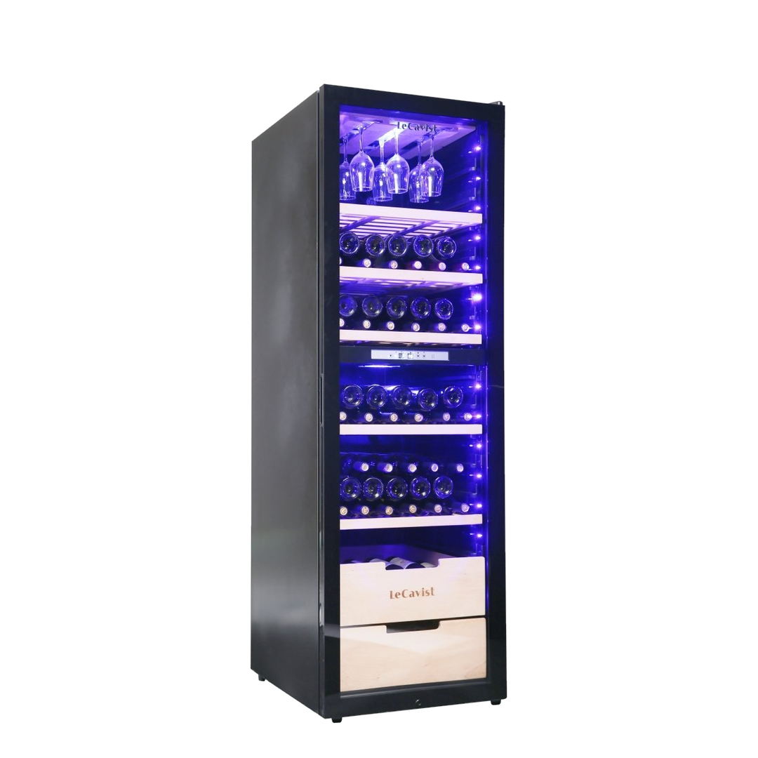 LECAVIST 226 Bottle Wine Cabinet Dual Zone LCS230VN2Z1D - Freestanding - Lecavist AU