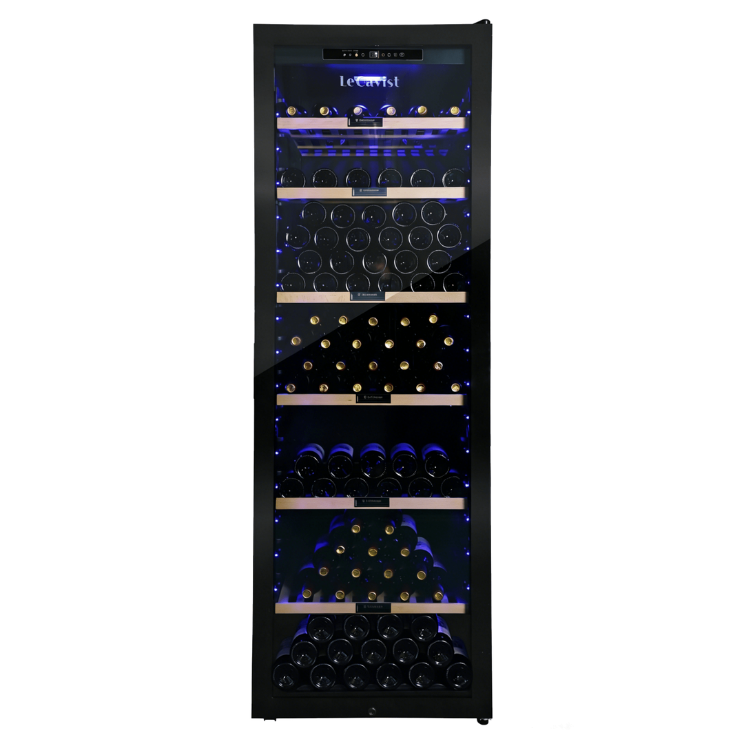 PRODUCT: LECAVIST Wine Cabinet - 248 Bottle - Single Zone - Freestanding - Black (LCS240VN1Z1D) PRE - ORDER - Freestanding - LeCavist Wine Cabinets