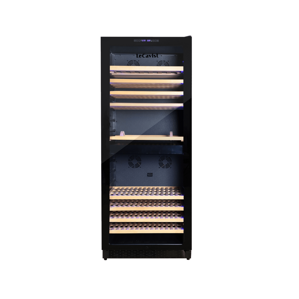 PRODUCT: LECAVIST Wine Cabinet - 303 Bottle - Dual Zone - Built - in - Black (LCS300VN2Z1D) PRE - ORDER - Built - In - LeCavist Wine Cabinets