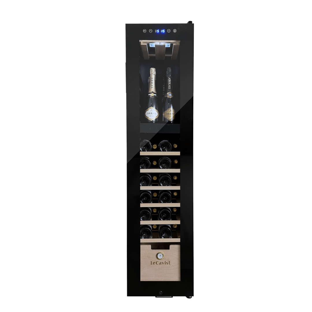 PRODUCT: LECAVIST Wine Cabinet - 68 Bottle Dual Zone Freestanding (LCS70VN2Z)