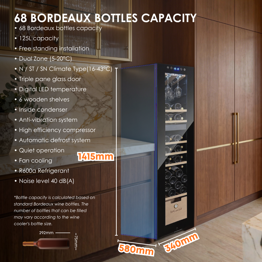 68 Bottle Capacity