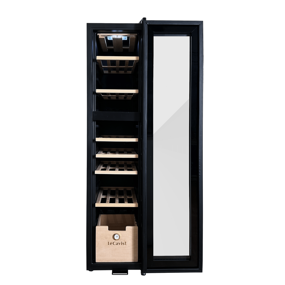 PRODUCT: LECAVIST Wine Cabinet - 68 Bottle Dual Zone Freestanding (LCS70VN2Z)