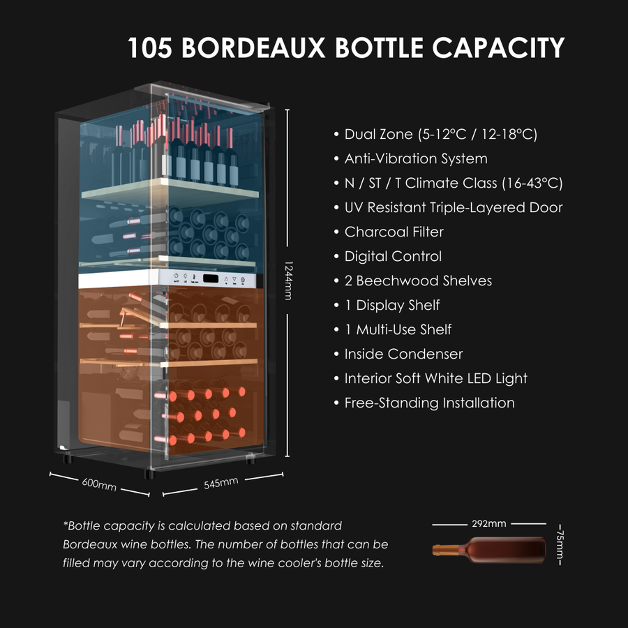 Ample Storage Capacity For Your Wine Collection