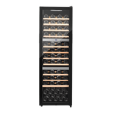 LECAVIST Wine Cabinet - 98 Bottle - Triple Zone - Freestanding - Black (LEK1403ZPVFS)