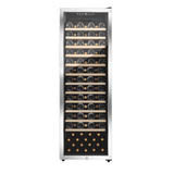 LECAVIST Wine Cabinet - 109 Bottle - Single Zone - Freestanding - Stainless Steel (LEK168PVXFS)