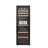 LECAVIST Wine Cabinet - 168 Bottle - Single Zone - Freestanding - Black (LEK168PV)