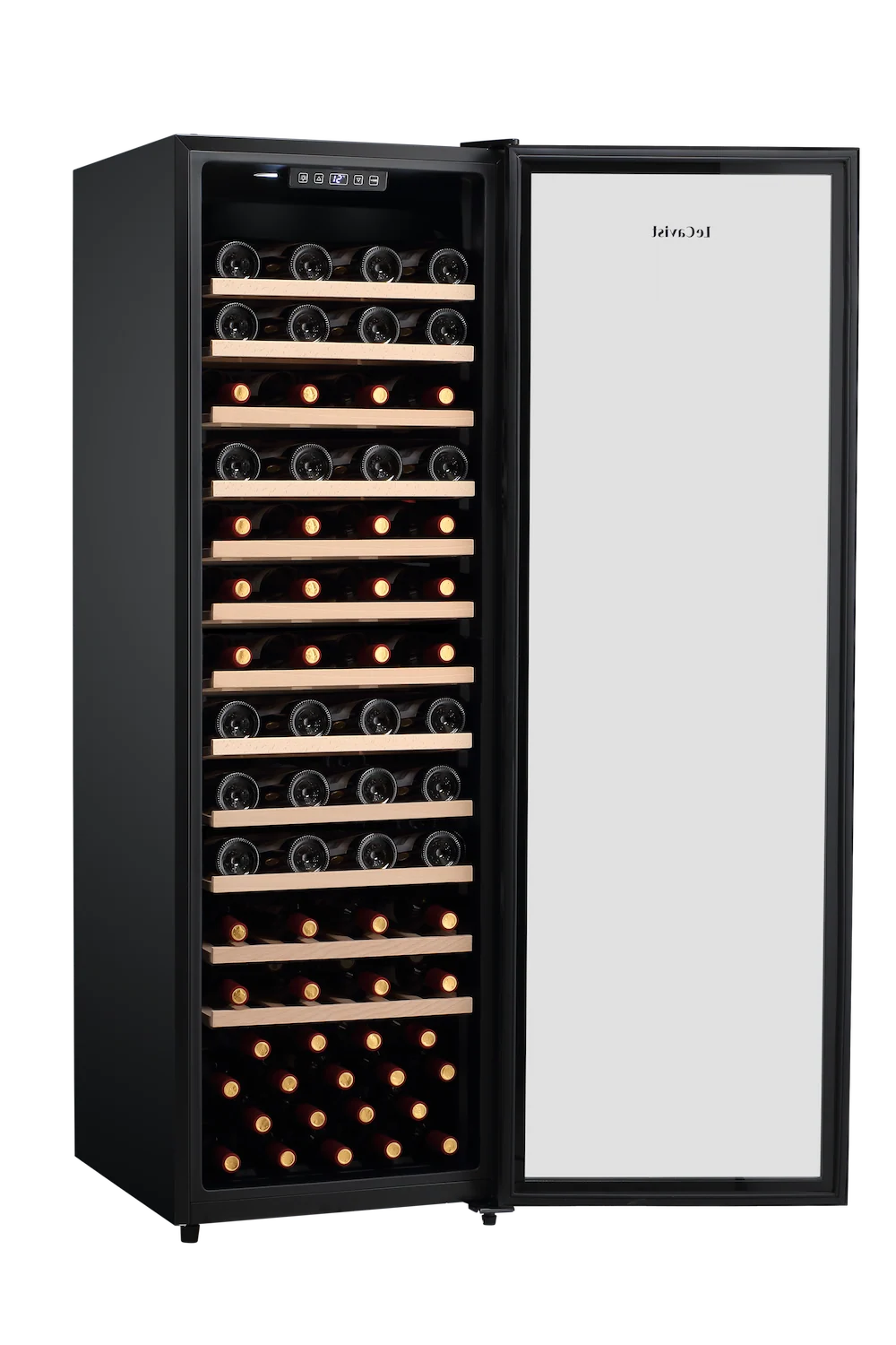 LECAVIST Wine Cabinet - 109 Bottle - Single Zone - Freestanding (LEK168PVFS)