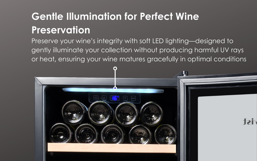 LED Lighting For Gentle Wine Care