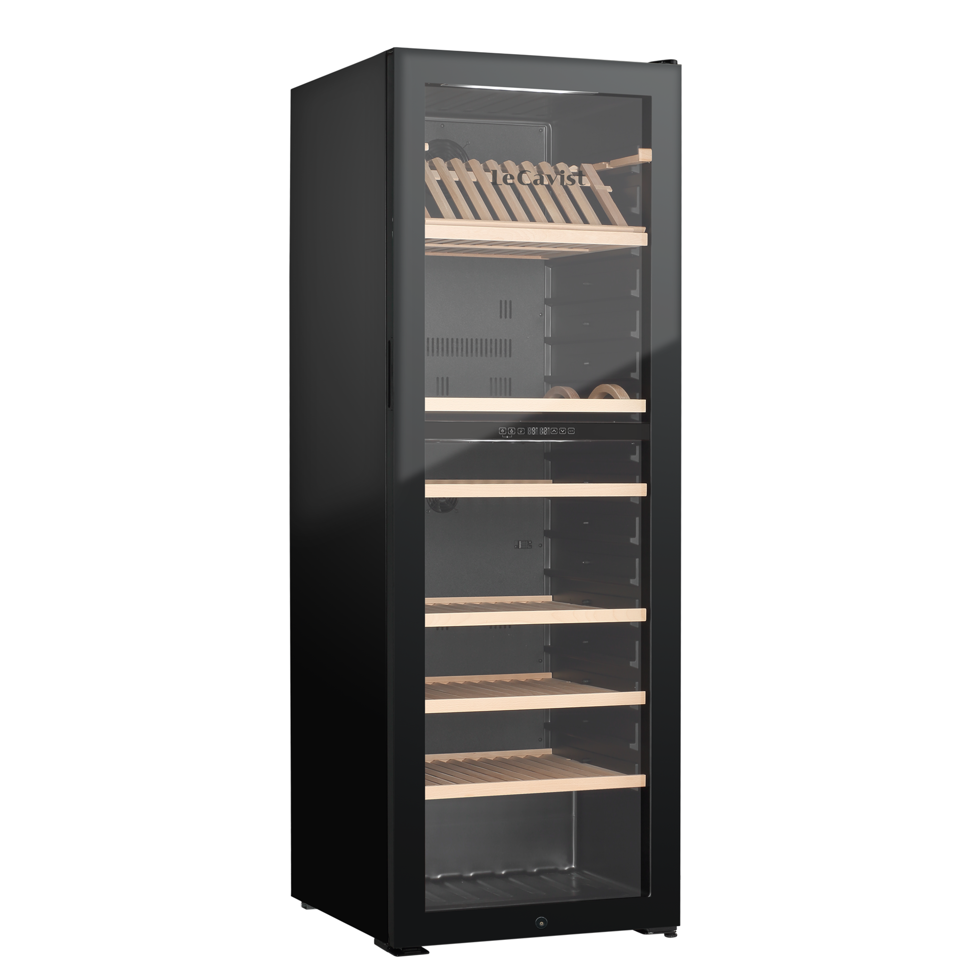 LECAVIST Wine Cabinet - 268 Bottle - Dual Zone - Freestanding - Black (LJ268VN2Z)