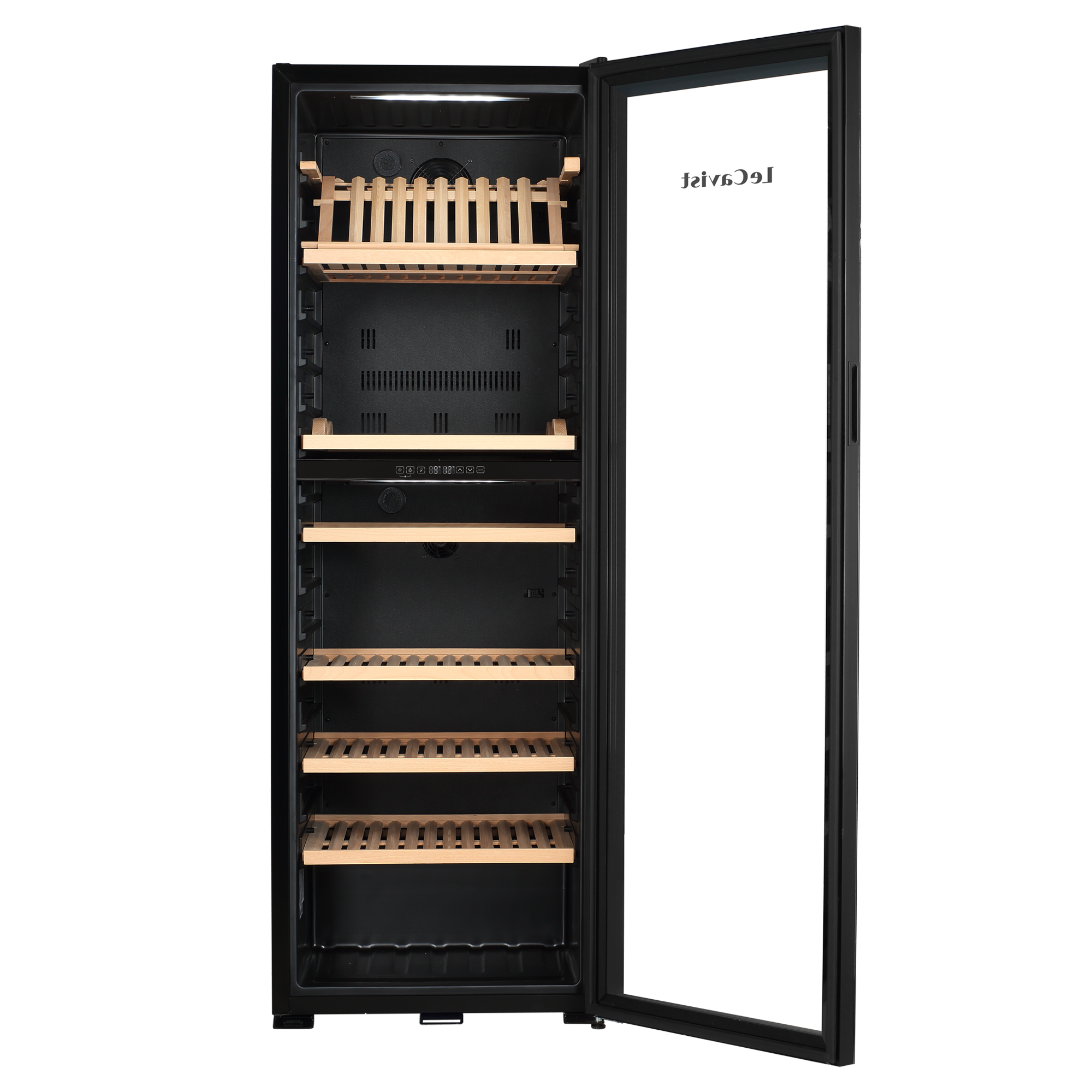 LECAVIST Wine Cabinet - 268 Bottle - Dual Zone - Freestanding - Black (LJ268VN2Z)