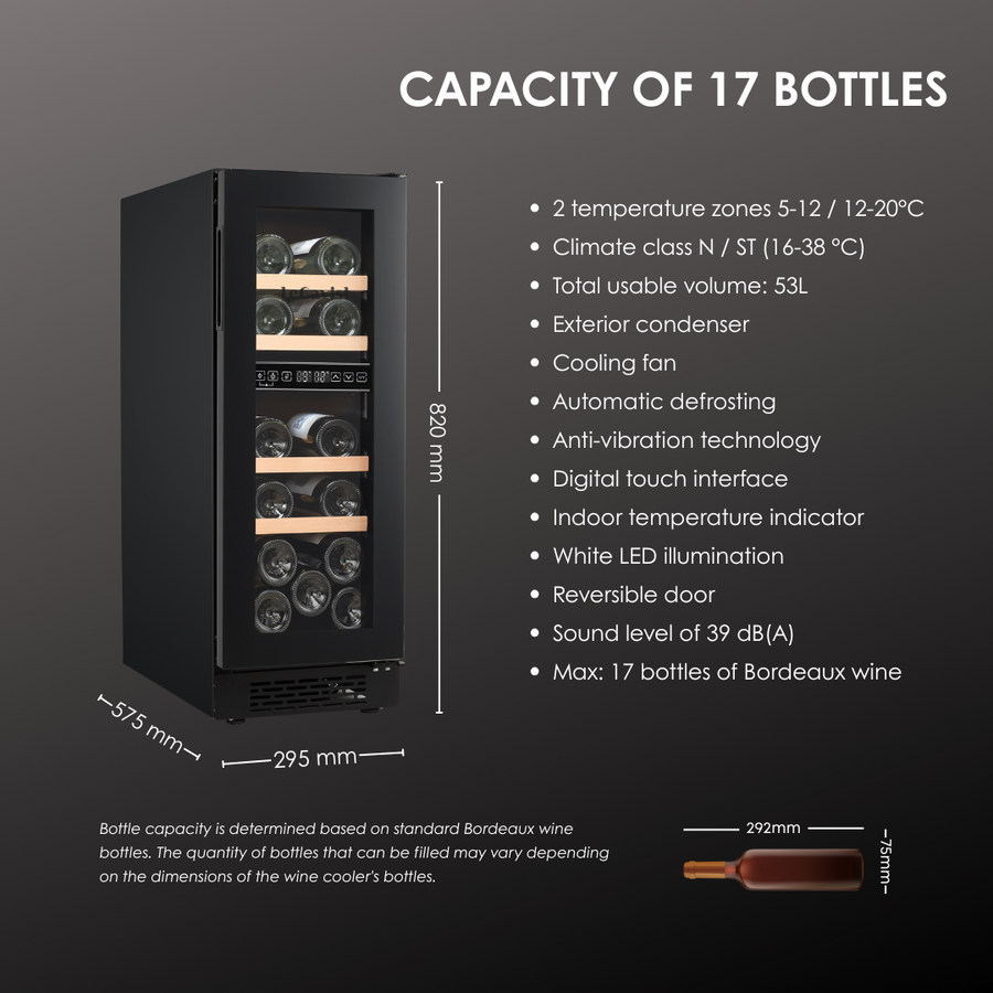 17 Bordeaux Bottle Capacity