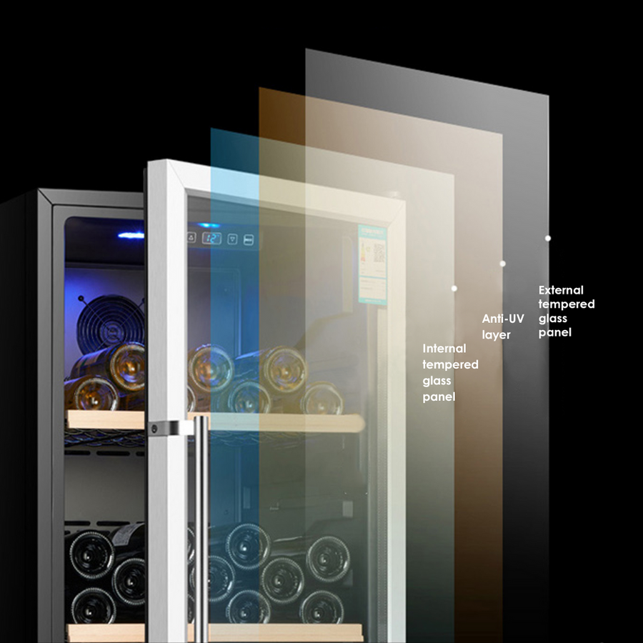 3 Layer Tempered Glass Door