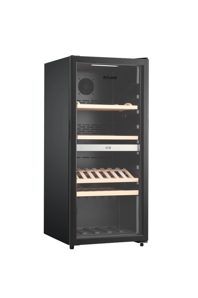 LECAVIST 105 Bottle Wine Cabinet Dual Zone Black LEK1052ZPV - Freestanding - Lecavist