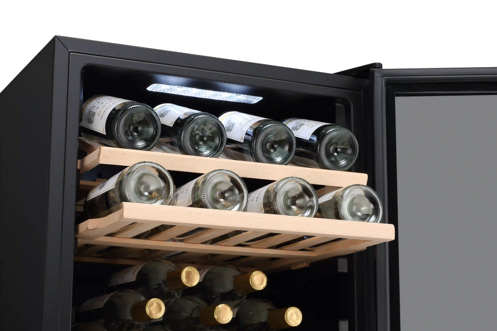 LECAVIST 140 Bottle Wine Cabinet Triple Zone Stainless Steet LEK1403ZPVX - Freestanding - Lecavist