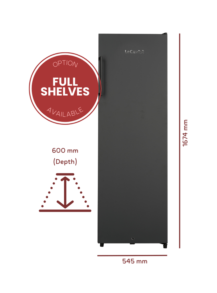 LECAVIST 168 Bottle Cellar Single Zone LKV168PNDX - Freestanding - Lecavist AU