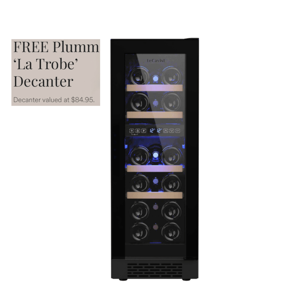 LECAVIST 17 Bottle Wine Cabinet Dual Zone LJ17VN2ZBU - Built - In - Lecavist