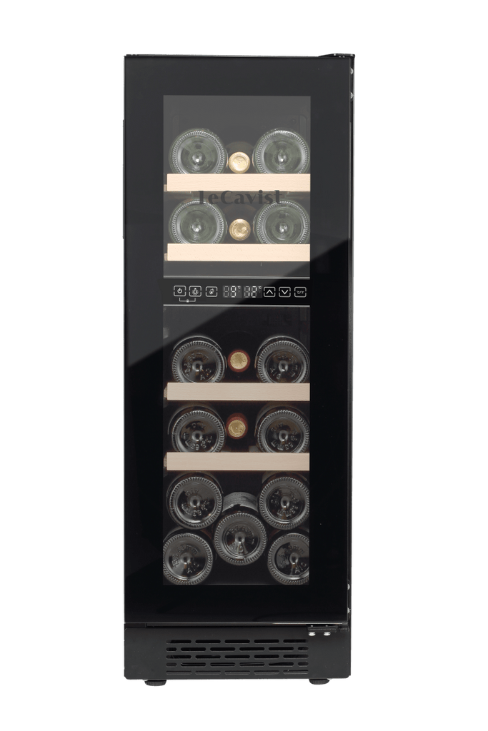 LECAVIST 17 Bottle Wine Cabinet Dual Zone LJ17VN2ZBU - Built - In - Lecavist