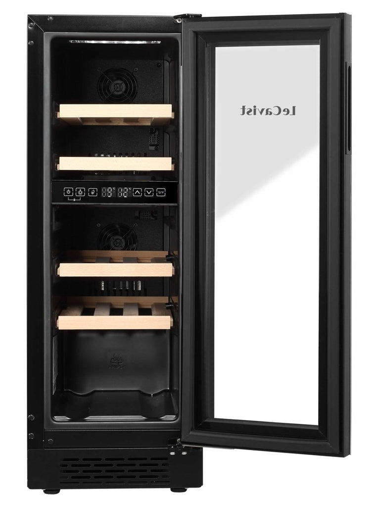 LECAVIST 17 Bottle Wine Cabinet Dual Zone LJ17VN2ZBU - Built - In - Lecavist