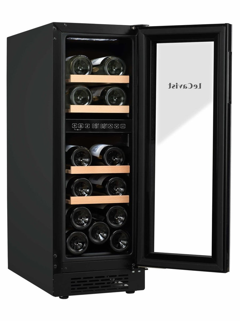 LECAVIST 17 Bottle Wine Cabinet Dual Zone LJ17VN2ZBU - Built - In - Lecavist