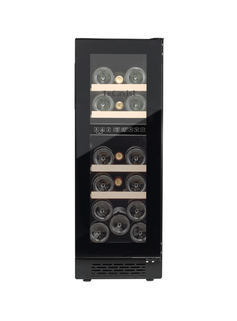 LECAVIST 17 Bottle Wine Cabinet Dual Zone LJ17VN2ZBU - Built - In - Lecavist AU