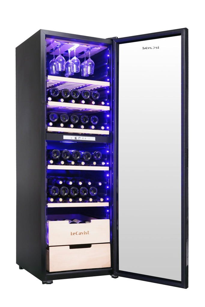 LECAVIST 226 Bottle Wine Cabinet Dual Zone LCS230VN2Z1D - Freestanding - Lecavist