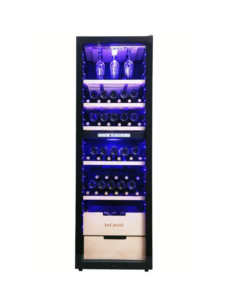 LECAVIST 226 Bottle Wine Cabinet Dual Zone LCS230VN2Z1D - Freestanding - Lecavist AU