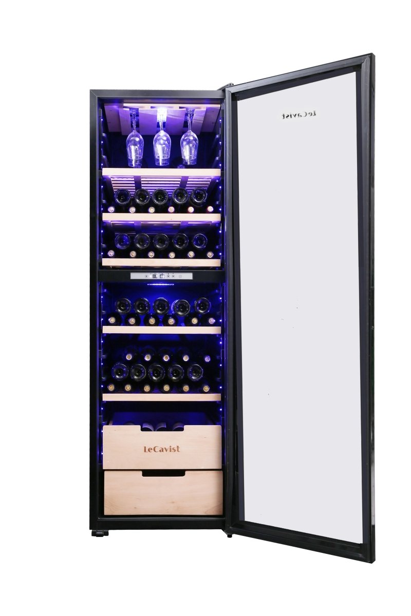 LECAVIST 226 Bottle Wine Cabinet Dual Zone LCS230VN2Z1D - Freestanding - Lecavist