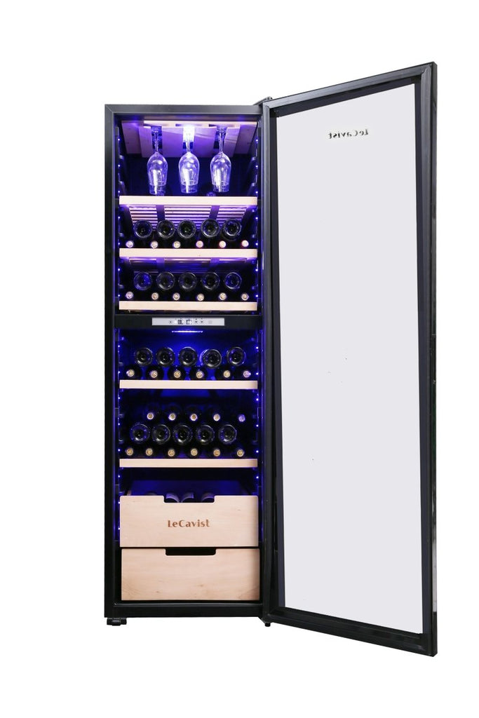 LECAVIST 226 Bottle Wine Cabinet Dual Zone LCS230VN2Z1D - Freestanding - Lecavist