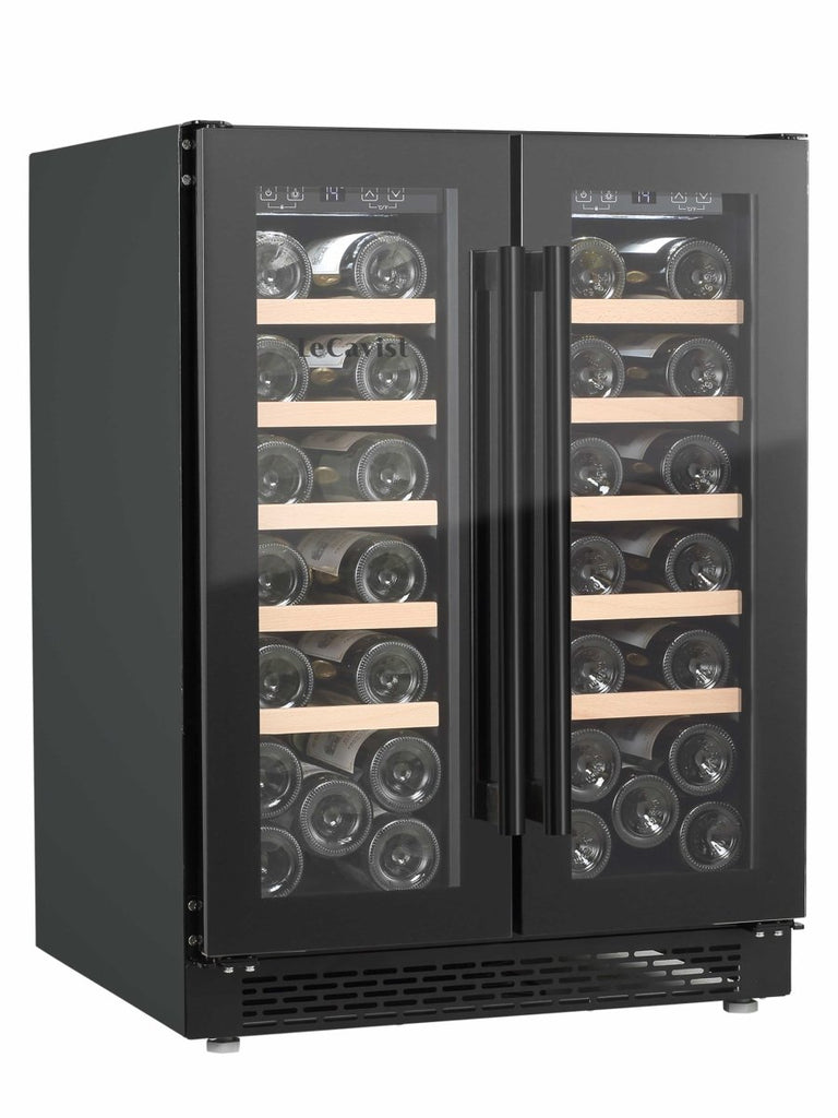 LECAVIST 40 Bottle Wine Cabinet Dual Zone LJ40VN2Z2DBU - Built - In - Lecavist