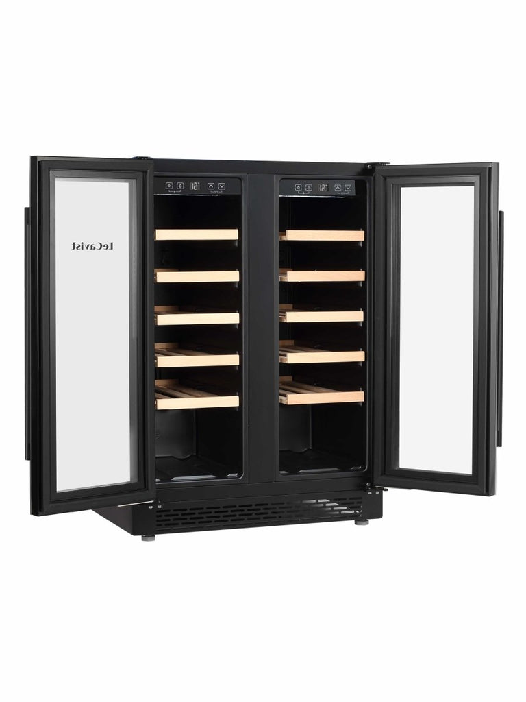 LECAVIST 40 Bottle Wine Cabinet Dual Zone LJ40VN2Z2DBU - Built - In - Lecavist