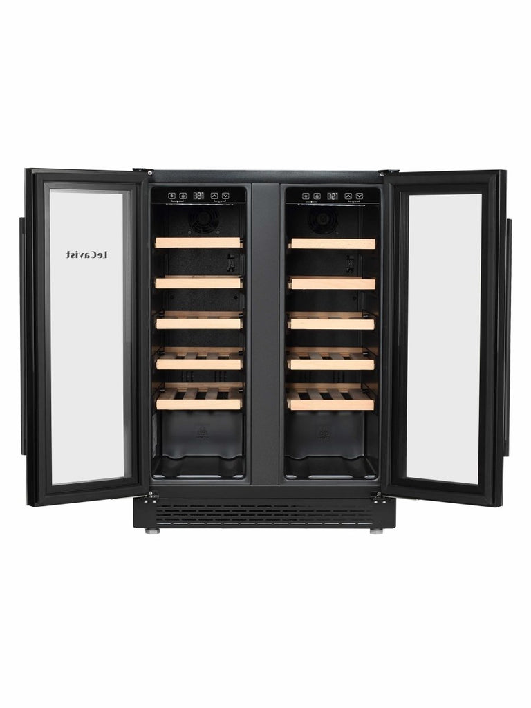 LECAVIST 40 Bottle Wine Cabinet Dual Zone LJ40VN2Z2DBU - Built - In - Lecavist