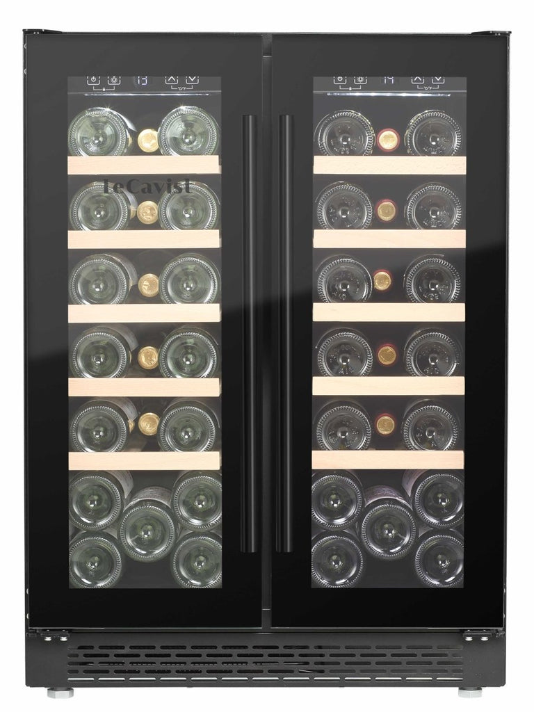 LECAVIST 40 Bottle Wine Cabinet Dual Zone LJ40VN2Z2DBU - Built - In - Lecavist