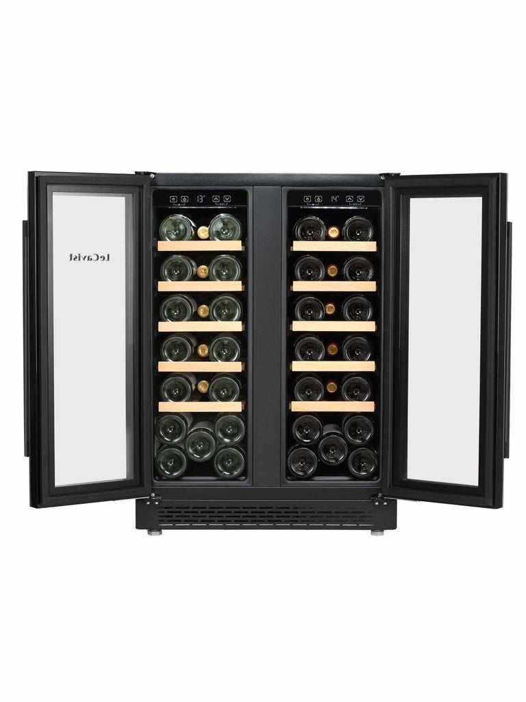 LECAVIST 40 Bottle Wine Cabinet Dual Zone LJ40VN2Z2DBU - Built - In - Lecavist